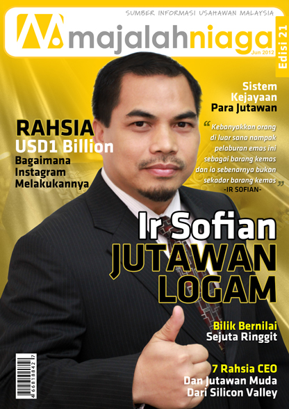 Ir Sofian Majalah Niaga Jutawan Logam #irsofian #akademijl #AJL edisi21
